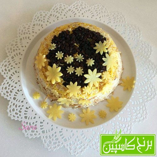 تزیین برنج مجلسی عید 98