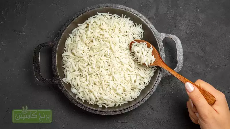 هر قاشق غذا خوری برنج چند کالری دارد؟