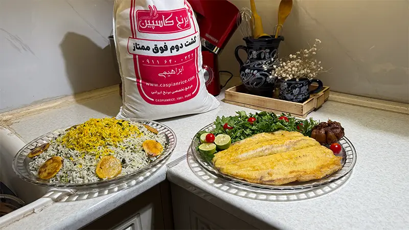 طرز تهیه سبزی پلو با ماهی